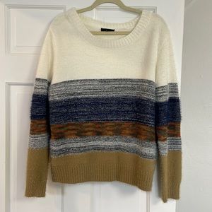 Multicolor striped sweater
